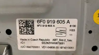 Автозапчасти б/у gps-навигационная система за seat arona (kj7, kjp) 1.0 tsi ссылки oem iam 6f0919605a