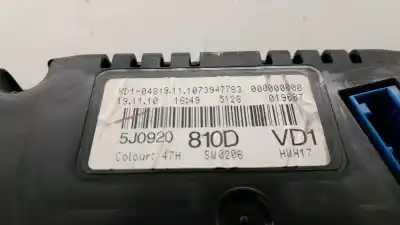 Second-hand car spare part dashboard for skoda fabia ii (542) 1.6 tdi oem iam references 5j0920810d Second-hand car spare part dashboard for skoda fabia ii (542) 1.6 tdi oem iam references 5j0920810d