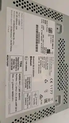 Second-hand car spare part audio system / radio cd for seat toledo iv (kg3) 1.6 tdi oem iam references 5f0035888b  