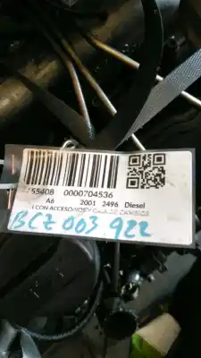 Second-hand car spare part complete engine for audi a6 c5 (4b2) 2.5 tdi oem iam references 059100098ax  