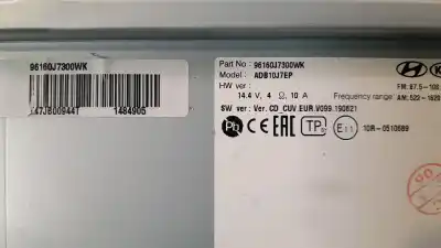 Second-hand car spare part multifunction display for kia xceed (cd) 1.0 t-gdi oem iam references 96160j7300wk  