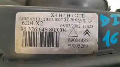 Автозапчастина б/у ліва фара для citroen c5 furgón/ranchera familiar (de_, re_) 2.0 hdi посилання на oem iam 6204x2  