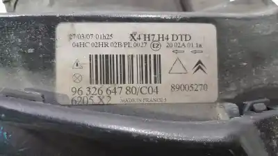 Автозапчасти б/у правая фара за citroen c5 i (dc_) 2.0 16v (dcrfnc, dcrfnf) ссылки oem iam 6205x2  