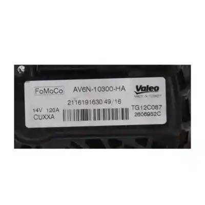 Автозапчасти б/у генератор за ford fiesta vi (cb1, ccn) 1.25 ссылки oem iam av6n10300ha  