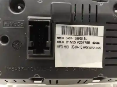 Pezzo di ricambio per auto di seconda mano display multifunzione per ford fiesta vi (cb1, ccn) 1.4 riferimenti oem iam 8a6t-18b955-bl  