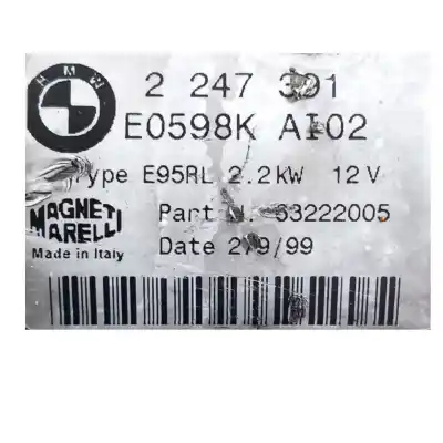 Second-hand car spare part starter motor for bmw 5 (e39) 530 d oem iam references 2247391  
