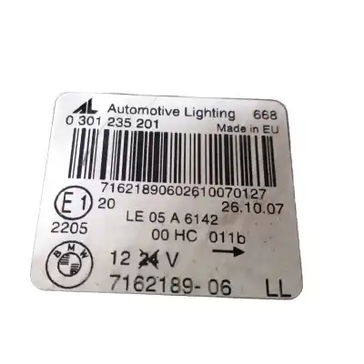 Second-hand car spare part left headlight for bmw x3 (e83) 2.0 sd oem iam references 63127162189  