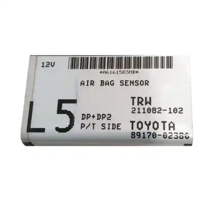 Автозапчасти б/у блок управления подушками безопасности за toyota corolla sedán (_e12_) 1.6 vvt-i (zze121_) ссылки oem iam 8917002380  