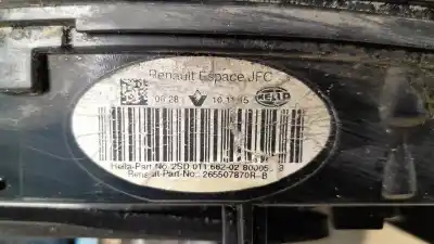 Автозапчасти б/у внутренний правый задний фонарь за renault espace v (jr_) 1.6 dci 160 ссылки oem iam 265507870r  