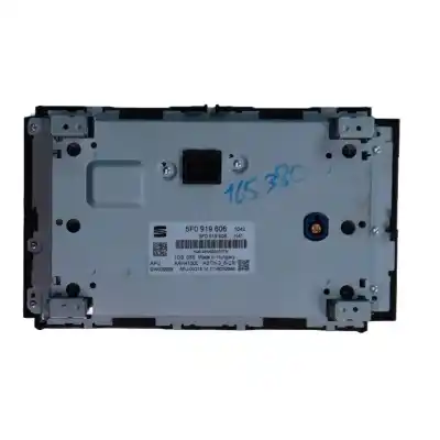 Second-hand car spare part multifunction display for seat leon st (5f8) 1.2 tsi oem iam references 5f0919606  