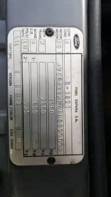 İkinci el araba yedek parçası arka tampon için ford fiesta iii (gfj) 1.8 16v oem iam referansları 6729622  