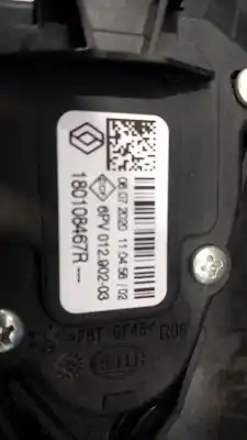 Автозапчастина б/у педаль акселератора для renault clio v (b7_) 1.0 lpg (b7mt) посилання на oem iam 180108467r  