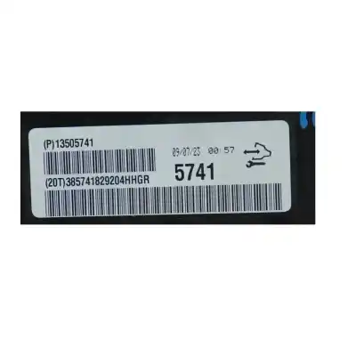 Автозапчасти б/у блок кондиционирования воздуха за opel insignia a (g09) 2.0 cdti (68) ссылки oem iam 13505741  