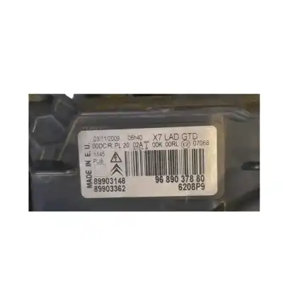 Автозапчасти б/у левая фара за citroen c5  ссылки oem iam 9689037880  