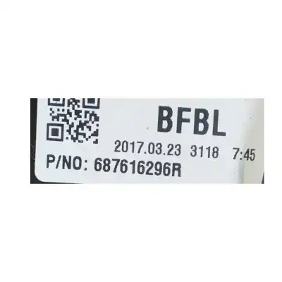 Автозапчастина б/у аератор для renault megane iv fastback (b9a/m/n_) 1.2 tce 100 (b9ms) посилання на oem iam 687616296r  
