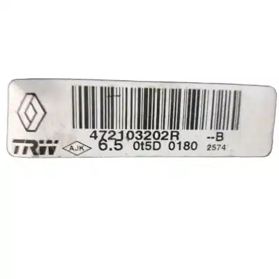Second-hand car spare part brake servo for renault captur i (j5_, h5_) 0.9 tce 90 oem iam references 472103202r  