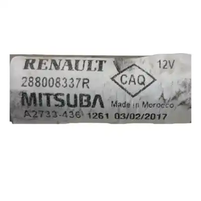 Автозапчастина б/у двигатель передніх склоочисників для renault captur i (j5_, h5_) 0.9 tce 90 посилання на oem iam 288008337r  