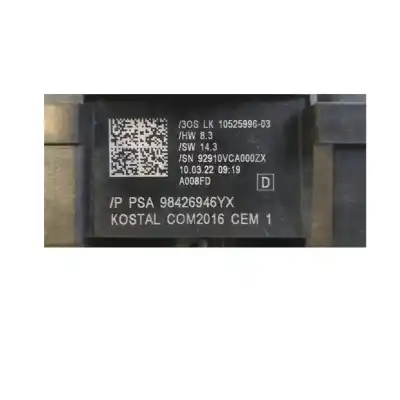 Автозапчасти б/у многофункциональное управление за opel mokka 1.2 (76) ссылки oem iam 98426946yx  