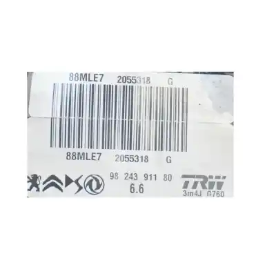 Автозапчастина б/у гальмівний серво для opel mokka 1.2 (76) посилання на oem iam 9824391180  