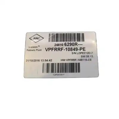 Second-hand car spare part dashboard for renault captur i (j5_, h5_) 0.9 tce 90 oem iam references 248106290r  