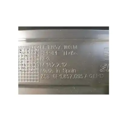 Автозапчасти б/у бардачок за seat ibiza v (kj1, kjg) 1.0 tsi ссылки oem iam 6f1857103m  