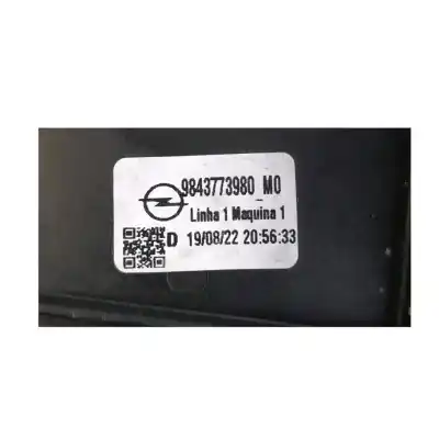 Автозапчастина б/у регулятор скла заднього правого для opel mokka 1.2 (76) посилання на oem iam 9843773980  