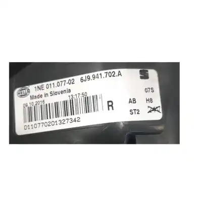 Автозапчасти б/у правая противотуманная фара за seat toledo iv (kg3) 1.4 tsi ссылки oem iam 6j9941702a  