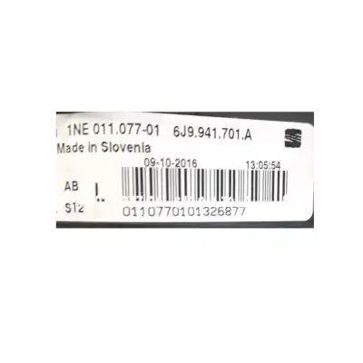 Автозапчасти б/у левая противотуманная фара за seat toledo iv (kg3) 1.4 tsi ссылки oem iam 6j9941701a  