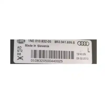 Автозапчасти б/у левая противотуманная фара за audi a4 b8 (8k2) 2.0 tdi ссылки oem iam 8k0941699b  