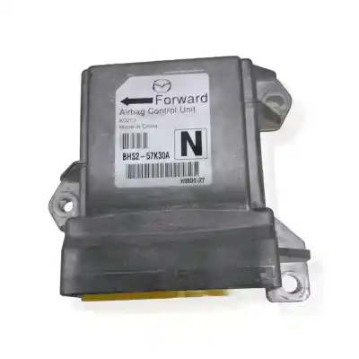 Peça sobressalente para automóvel em segunda mão centralina de airbag por mazda 3 (bl) 1.6 mzr (bl14) referências oem iam bhs257k30a