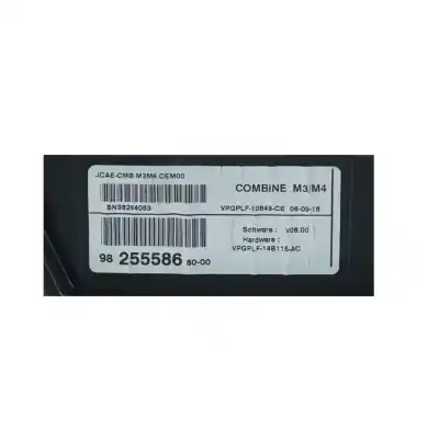 Peça sobressalente para automóvel em segunda mão quadrante por citroen c-elysee (dd_) 1.2 puretech 82 (ddhmrp) referências oem iam 9825558680  