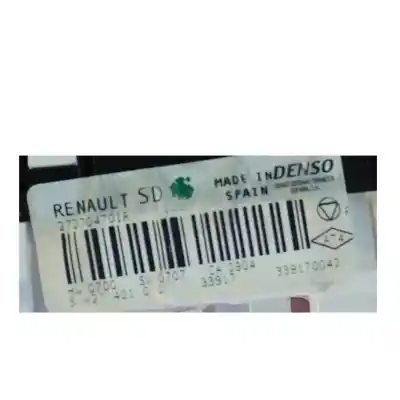 Автозапчастина б/у контроль опалення / кондиціонації для renault captur i (j5_, h5_) 0.9 tce 90 посилання на oem iam 272704701r  
