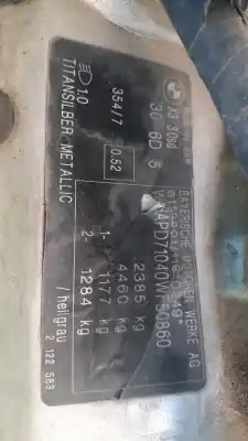 Peça sobressalente para automóvel em segunda mão airbag dianteiro esquerdo por bmw x3 (e83) 3.0 sd referências oem iam 32306884669  