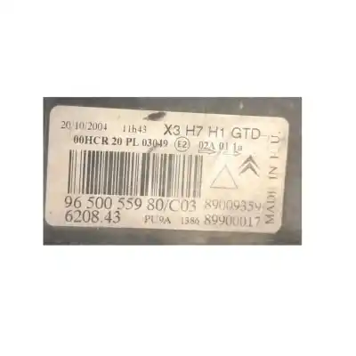 Автозапчасти б/у левая фара за citroen c5 ii (rc_) 1.6 hdi (rc8hzb) ссылки oem iam 620843  