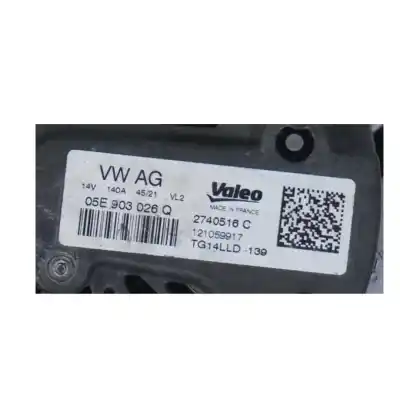 Автозапчастина б/у генератор для seat arona (kj7, kjp) 1.0 tsi посилання на oem iam 05e903026q  