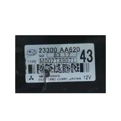 Автозапчасти б/у двигатель запускается за subaru legacy iv ranchera familiar (bp) 2.0 d awd (bpd) ссылки oem iam 23300aa620  