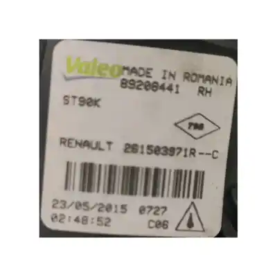 Автозапчасти б/у правая противотуманная фара за renault captur i (j5_, h5_) 0.9 tce 90 ссылки oem iam 261503971r  