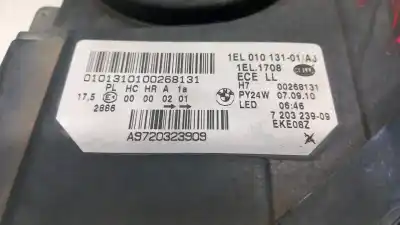 Peça sobressalente para automóvel em segunda mão farol / farolim esquerdo por bmw 5 touring (f11) 520 d referências oem iam 720323909