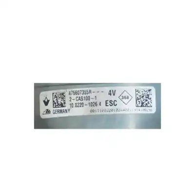 Second-hand car spare part abs for renault megane iv fastback (b9a/m/n_) 1.3 tce 140 (b9nb) oem iam references 476607355r  