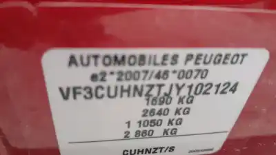 Piesă de schimb auto la mâna a doua geam mic fix spate stânga pentru peugeot 2008 i (cu_) 1.2 thp 110 / puretech 110 referințe oem iam 9800983880  