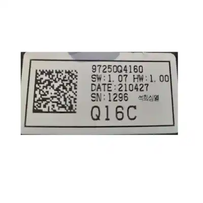 Second-hand car spare part climate control for kia niro (de) e-niro oem iam references 97250q4160  