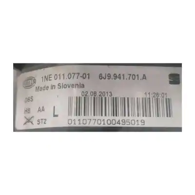 Second-hand car spare part left fog light for seat toledo iv (kg3) 1.6 tdi oem iam references 6j9941701a  