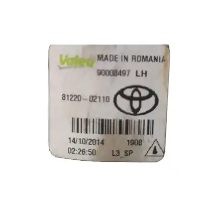 Second-hand car spare part left fog light for toyota auris ranchera familiar (_e18_) 1.6 (zre185_) oem iam references 8122002110  