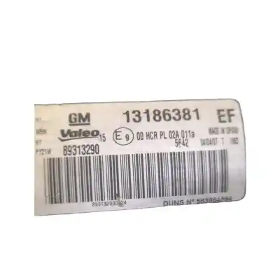 Second-hand car spare part left headlight for opel corsa d cmon oem iam references 13186381  