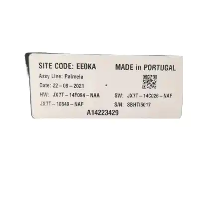 Second-hand car spare part dashboard for ford focus iv (hn) 1.0 ecoboost mhev oem iam references jx7t14f094naa  
