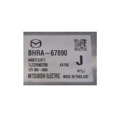 Автозапчасти б/у блок управления освещением за mazda 3 fastback (bp) skyactiv-x m hybrid ссылки oem iam bhra67890  