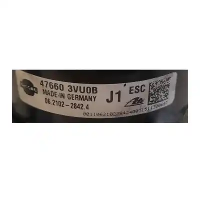 Peça sobressalente para automóvel em segunda mão abs por nissan note (e12) 1.5 dci referências oem iam 476603vu0b  