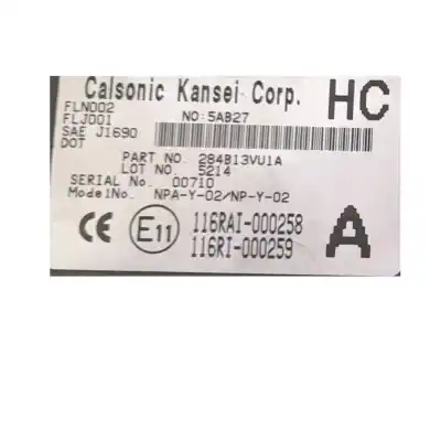 Pezzo di ricambio per auto di seconda mano modulo accensione per nissan note (e12) 1.5 dci riferimenti oem iam 284b13vu1a  