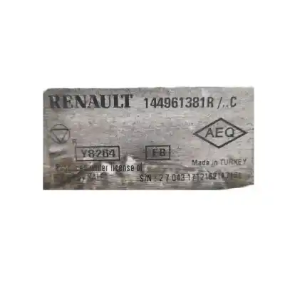 Peça sobressalente para automóvel em segunda mão intercooler por renault captur adventure referências oem iam 144961381r  