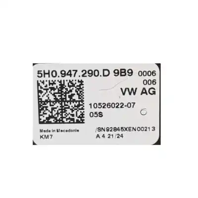 Автозапчастина б/у заднє салонне світло для seat leon (kl1) 1.5 tsi посилання на oem iam 5h0947290d  